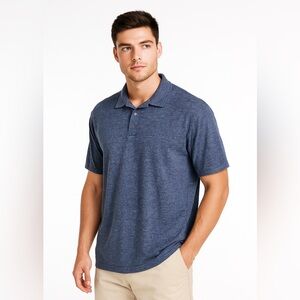 California Shirt Co Mens Short Sleeve Button Up Shirt Size XXL  Blue Casual